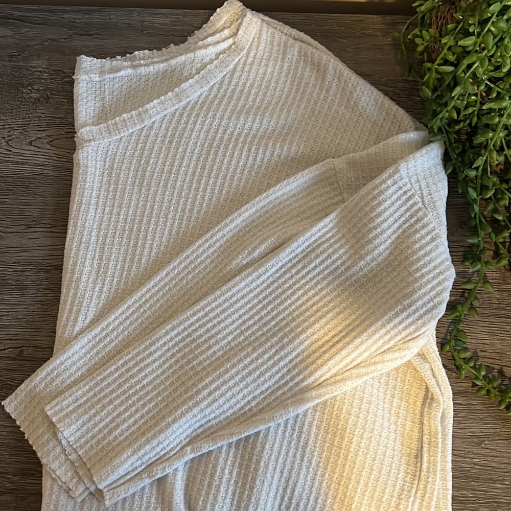 Cozy waffle long sleeve M/L